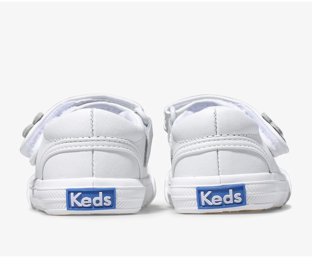 Slip Ons Keds Enfant Blanche - Ella Mary Jane - 429-PISTNQ